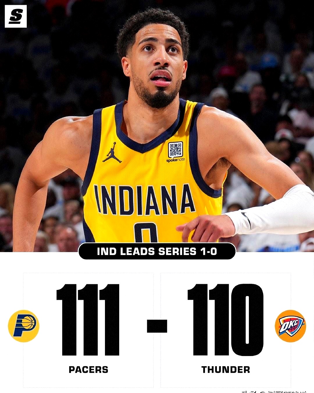 雷霆完胜太阳，西亚卡姆统治全场